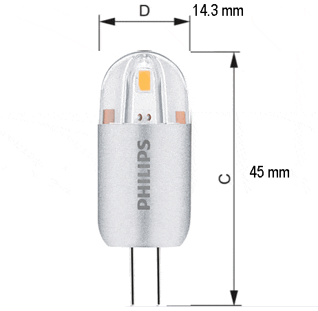 PHILIPS CorePro LEDcapsuleLV 2,2-20W G4 830 PHILIPS CorePro LEDcapsuleLV 2,2-20W G4 830